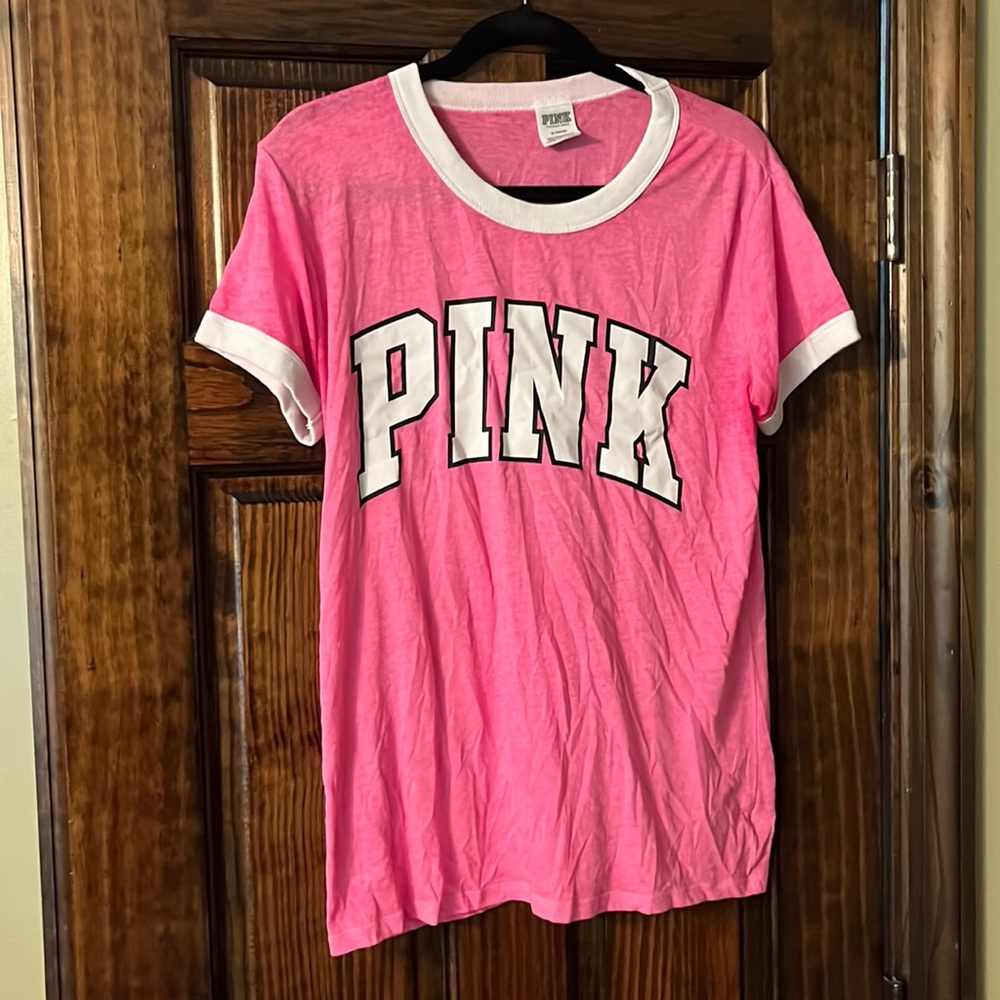 PINK brand pink shirt. Size medium.